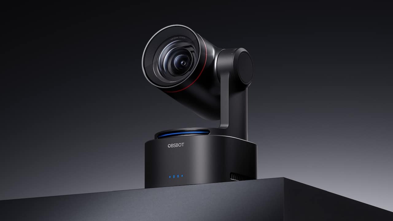 The OBSBOT Tail 2 switches between landscape and portrait orientation natively, connecting to broadcast workflows via NDI, SDI and HDMI