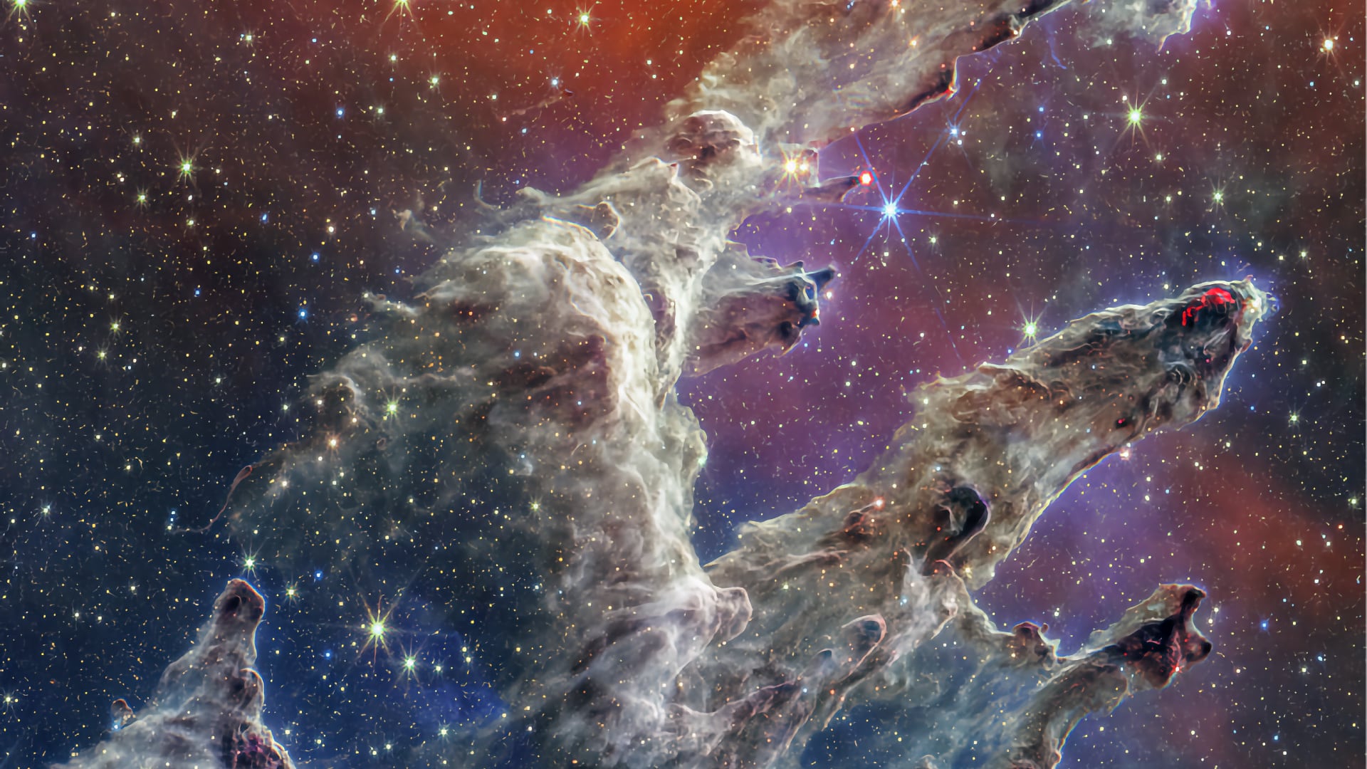 Das James-Webb-Weltraumteleskop aktualisiert das ikonische Bild der Säulen der Schöpfung