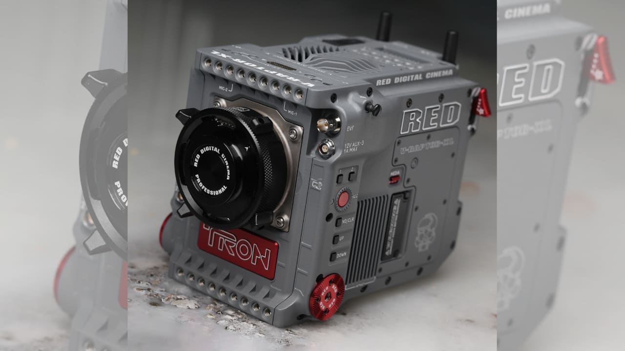 One of the 'small army' of custom RAPTOR XLs that can mount ARRI DNA glass