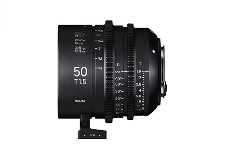 Sigma 50mm T1.5 cine lens. Image: Sigma.