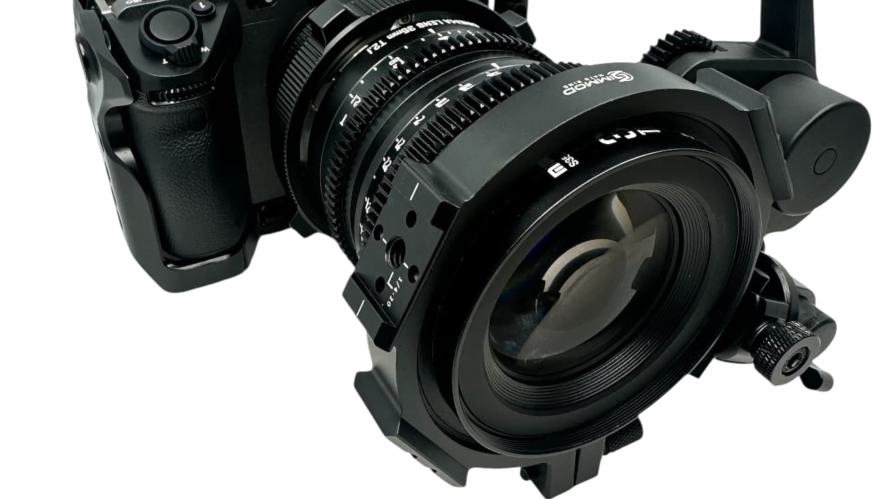 The Simmod NATO ring attached to a Sony Alpha camera
