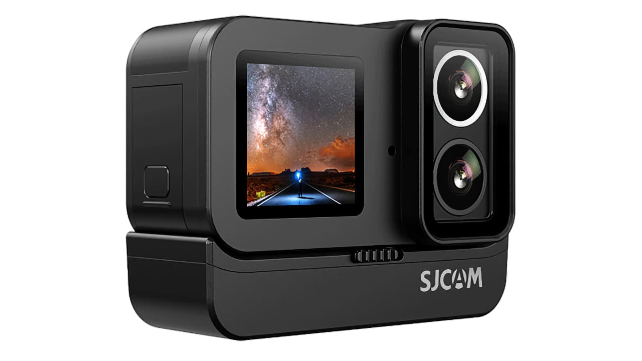 The SJ20 Dual-Lens Action Camera is the world's first action cam to feature  two lenses