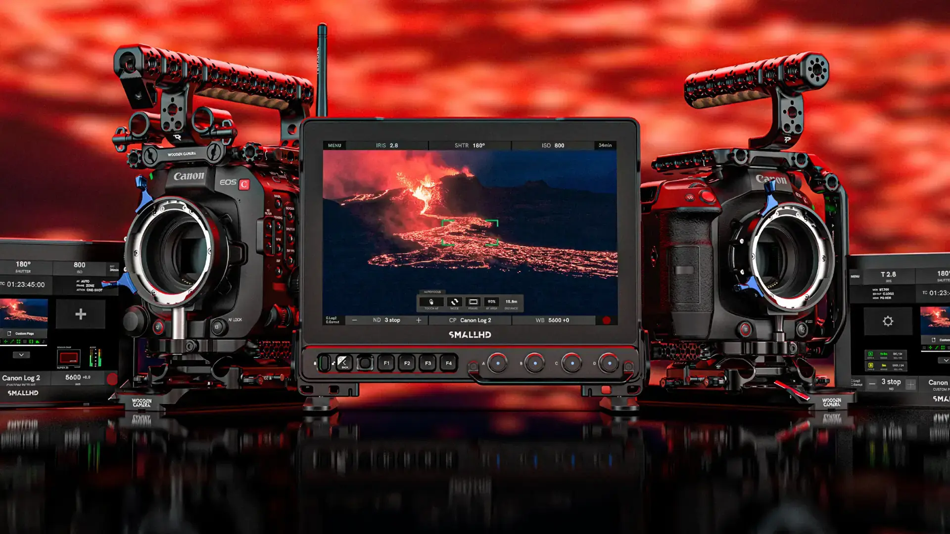 Users of newer SmallHD monitors can now directly control some Canon cameras