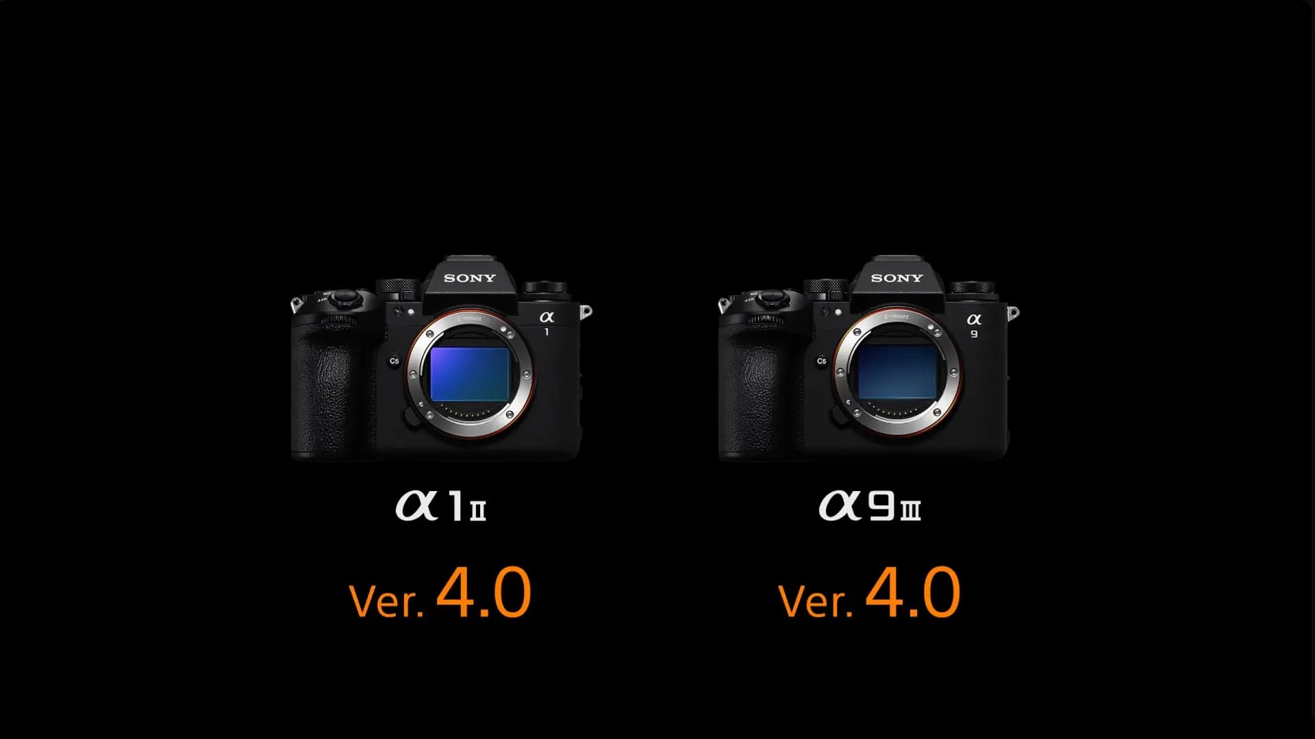 Now we are 4: New features are now available for the Sony a1 II & a9 III