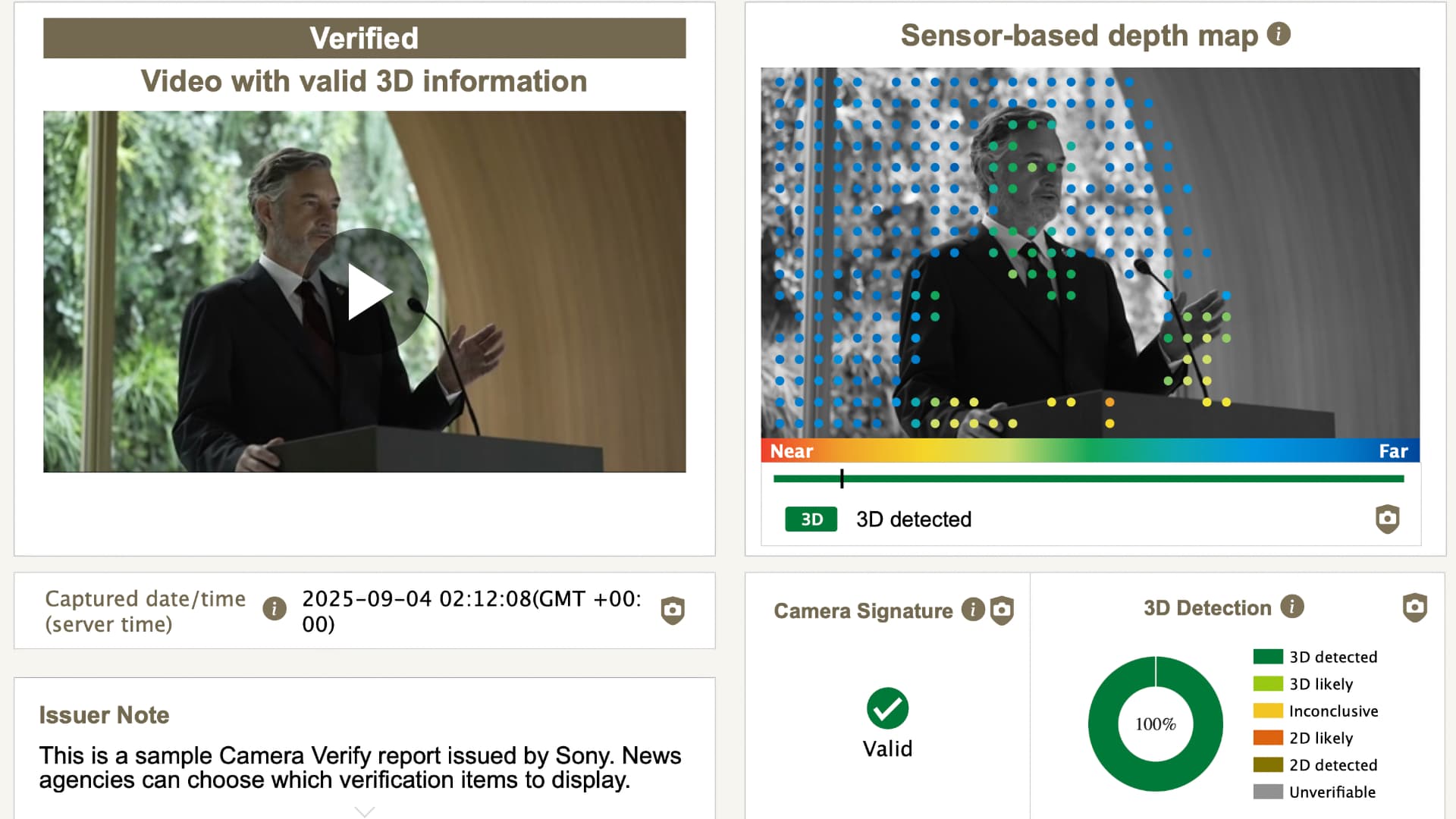Sony's Camera Authenticity solution now supports video with the latest ver 2026.1 release