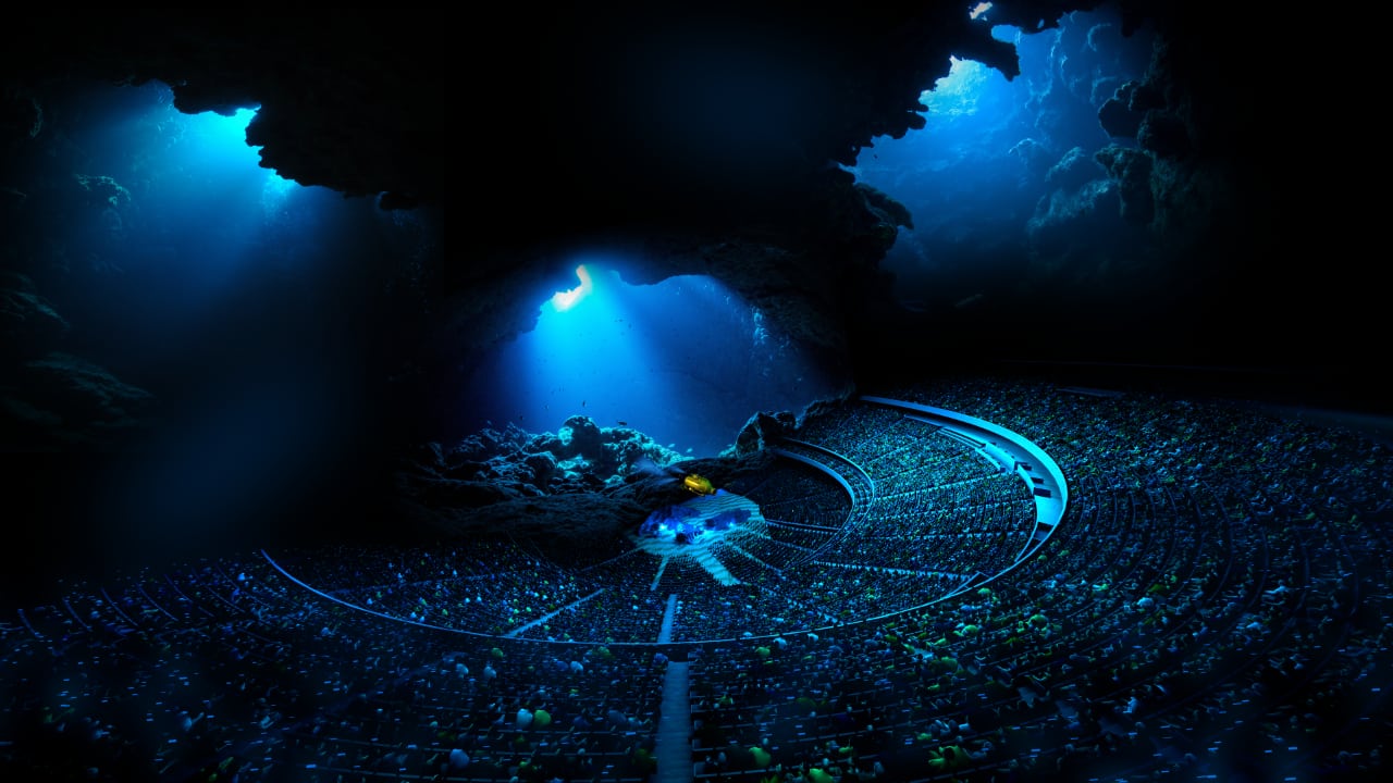 A render of what audiences might experience come September. Pic: Sphere Entertainment