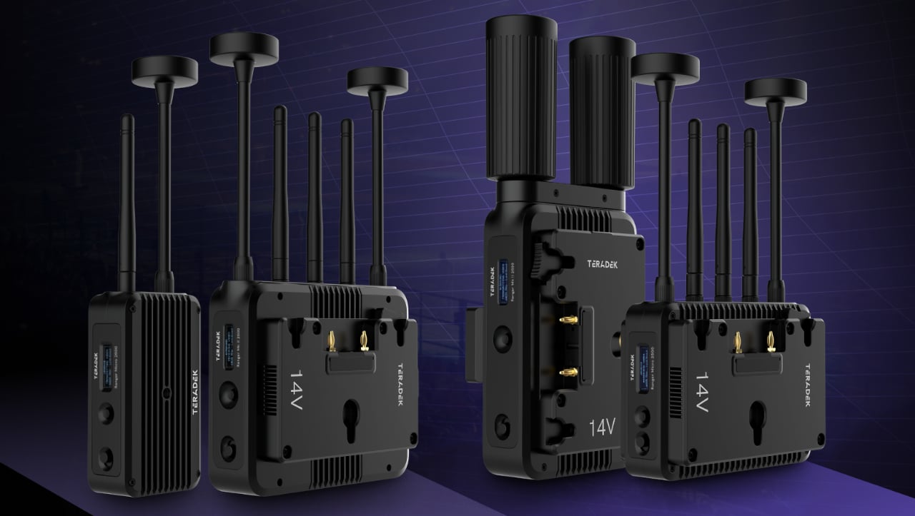 The new Teradek Ranger Micro on the left is aimed at gimbals, drones, and the like
