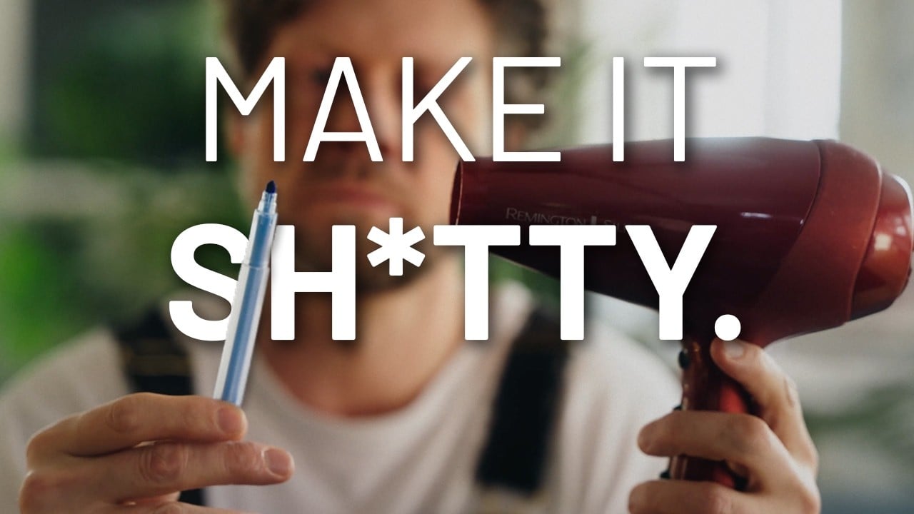 Fiendish! A still from The Norwegian Consumer Council's 'Make it Shitty' video