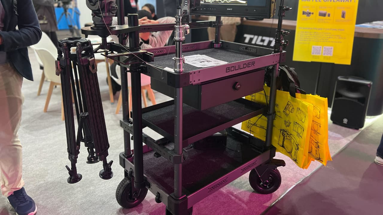 Taking bold action: the new Tilta Boulder Camera Cart