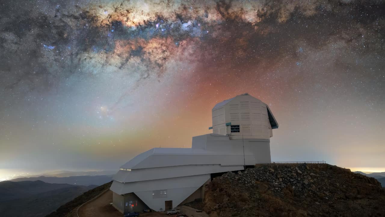 A spectacular location to scan a spectacular sky. Pic: Hernan Stockebrand/NSF–DOE Vera C. Rubin Observatory/NOIRLab/SLAC/AURA