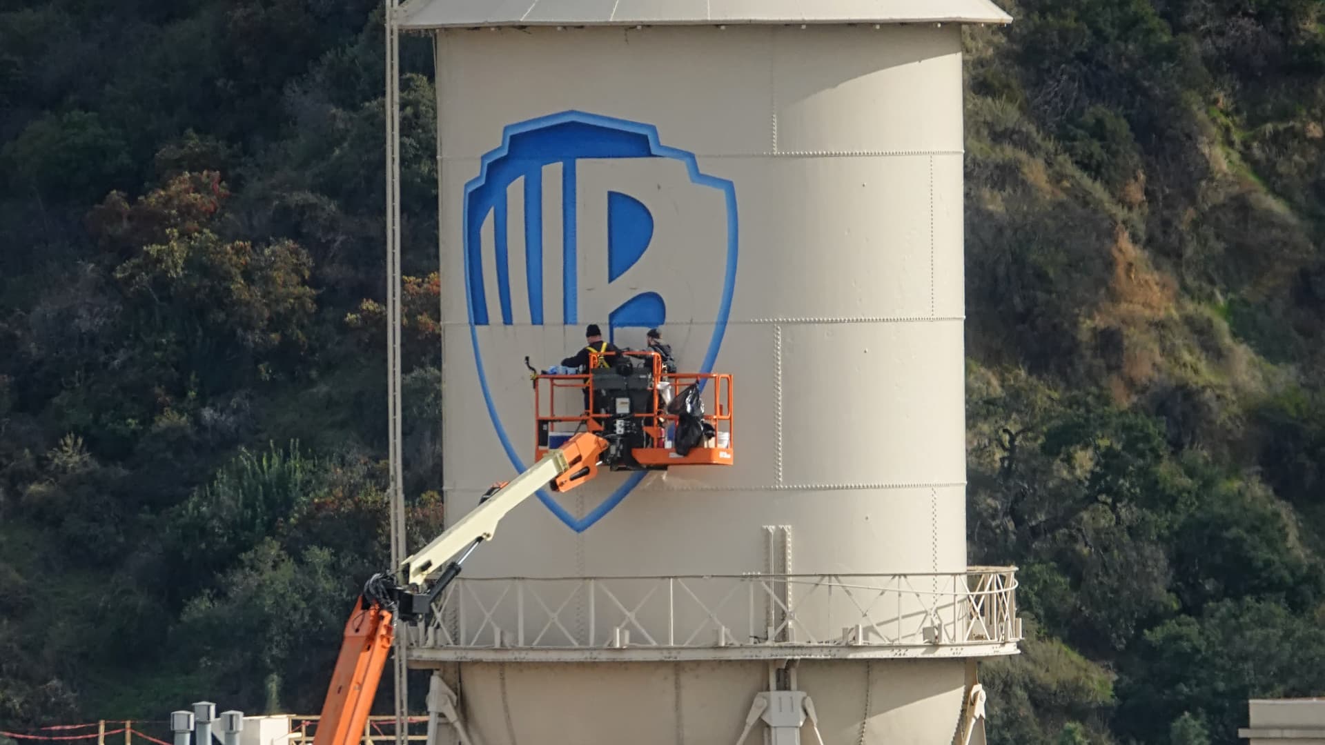 Who gets to paint their logo here next? Pic: 