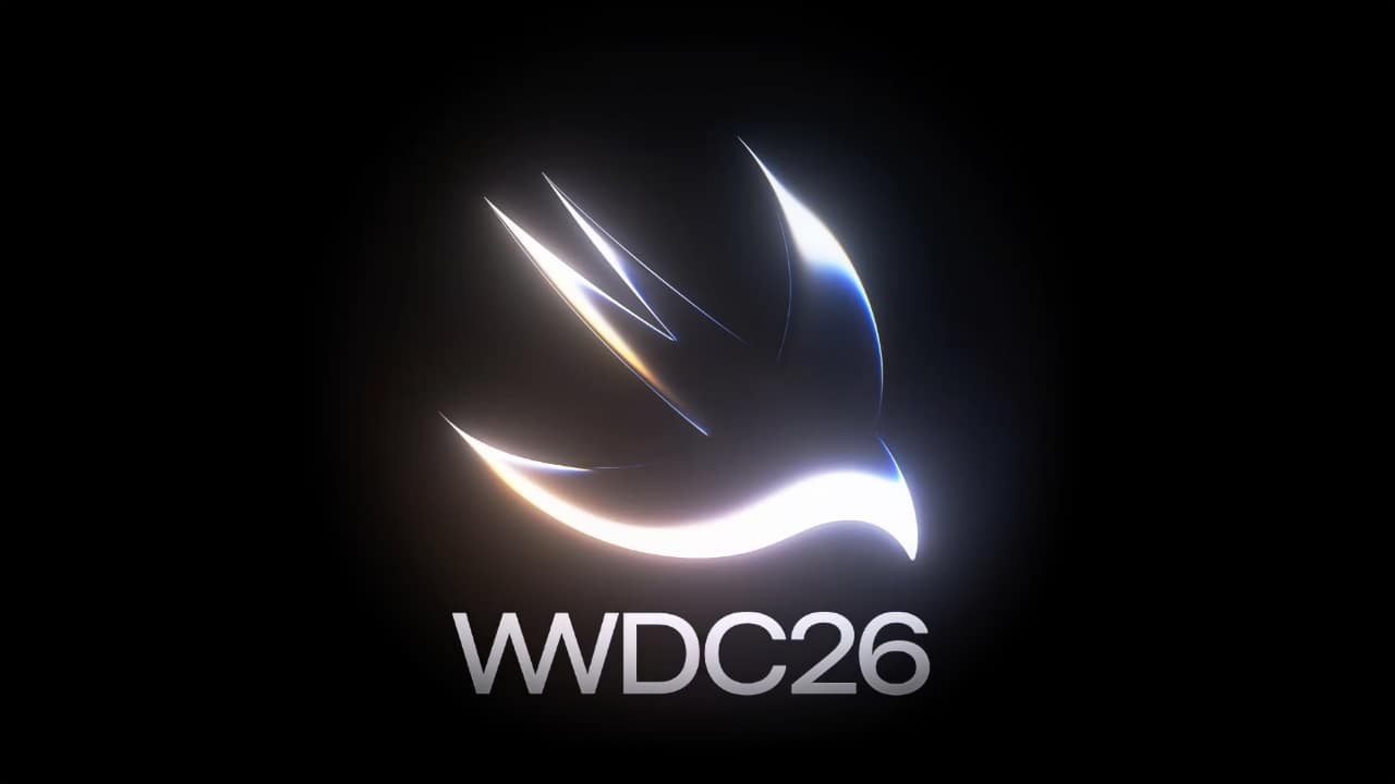  As ever, Apple event logos are open to interpretation. Is that a swift?