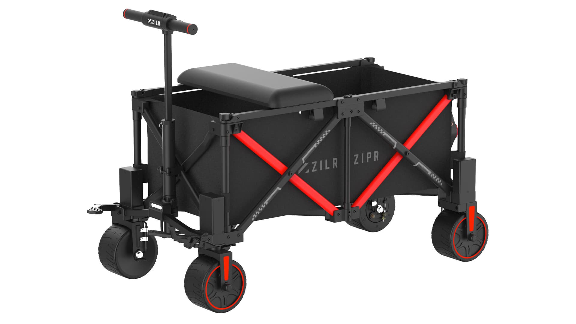 The new ZIPR e-Kart: push it, tow it, ride it